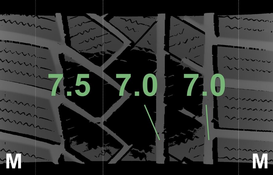 Audi Audi Q5 8R 17 inch Continental Winter tires Original