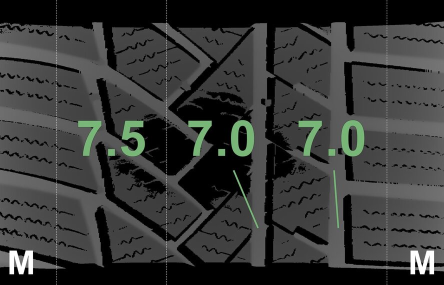 Audi Audi Q5 8R 17 inch Continental Winter tires Original