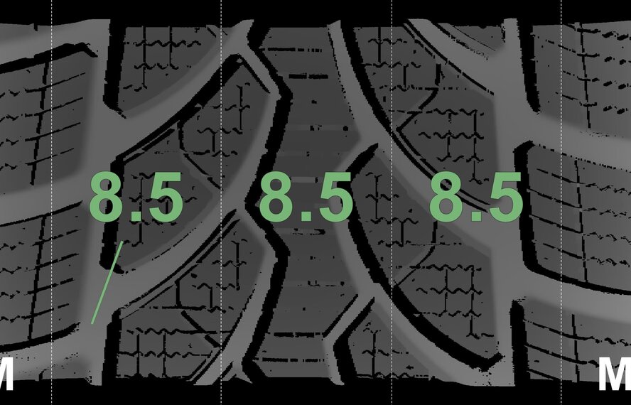 Mercedes Mercedes C-Class W205 S205 C205 17 inch Bridgestone Winter tires New Original