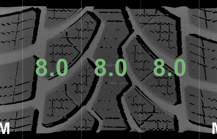 Mercedes Mercedes C-Class W205 S205 C205 17 inch Bridgestone Winter tires New Original