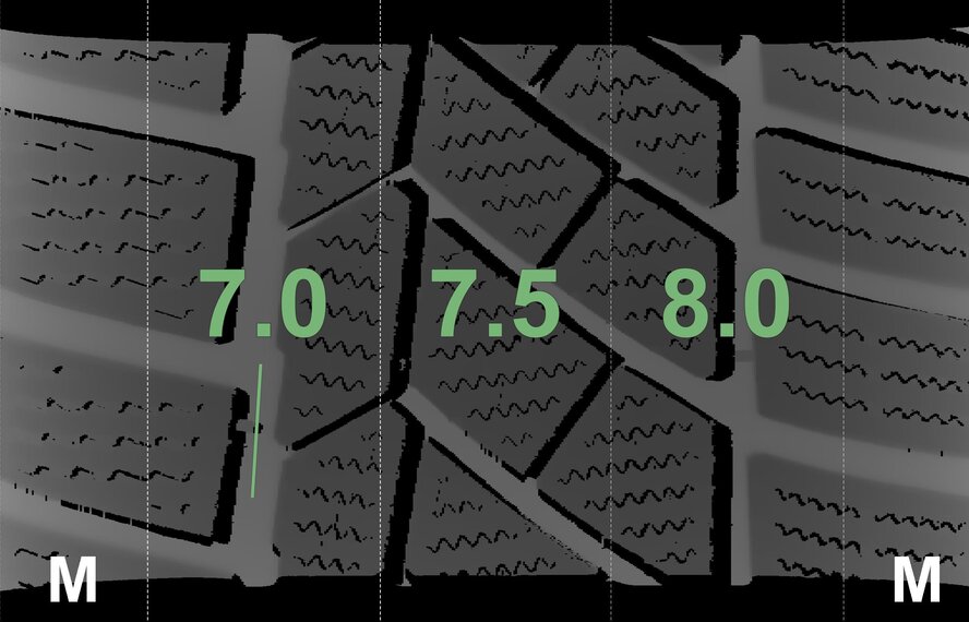 BMW BMW 2 series F45 F46 Active Gran Tourer 574 17 inch Continental Runflat Winter tires Original