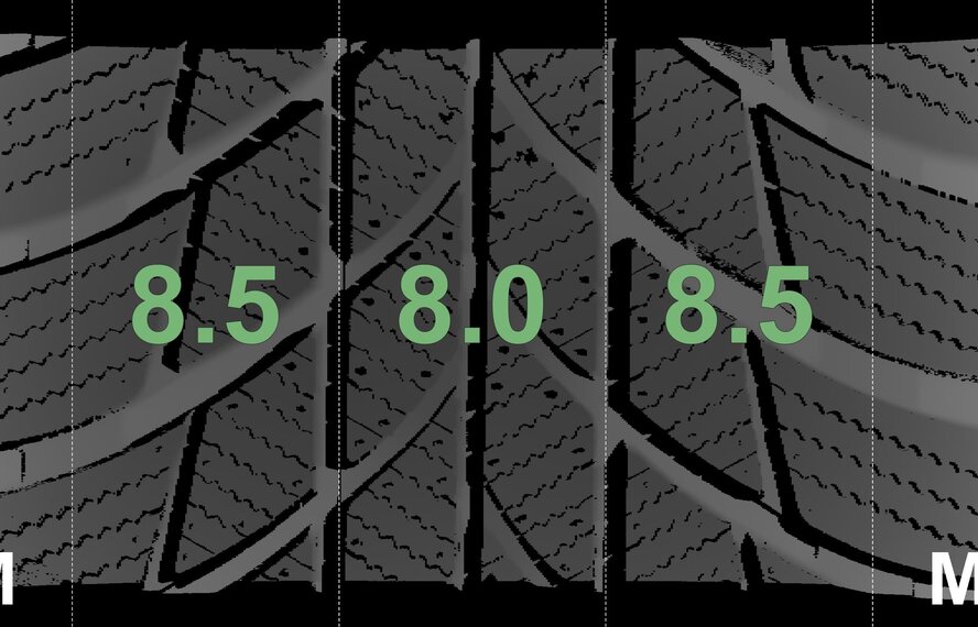 BMW BMW 3 4 series F30 F31 F32 F33 F36 413 17 inch Bridgestone Runflat Winter tires New Original