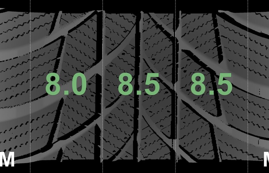 BMW BMW 3 4 series F30 F31 F32 F33 F36 413 17 inch Bridgestone Runflat Winter tires New Original