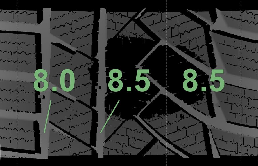 BMW BMW 5 6 series F06 F10 F11 F12 F13 328 18 inch Continental Runflat Winter tires New Original