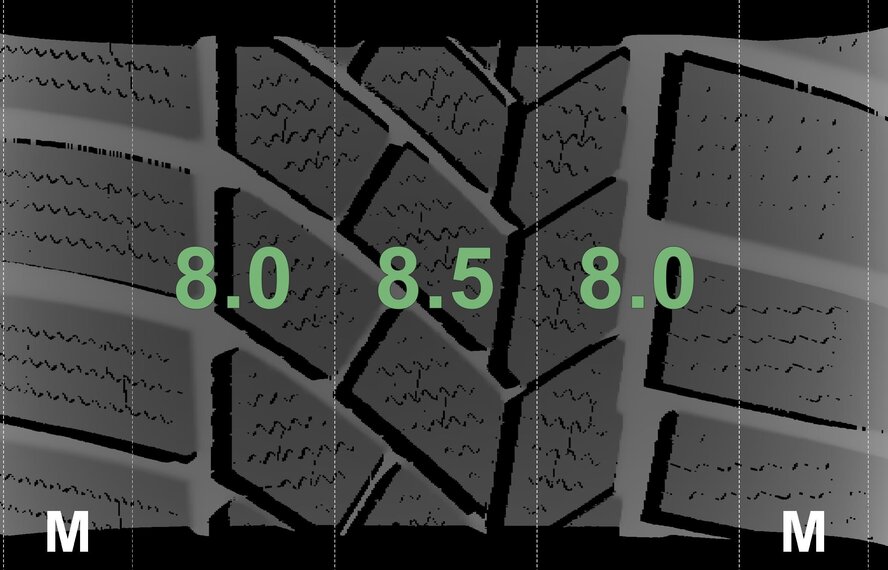 Mini Mini Cooper / S / One / Convertible F55 F56 F57 495 16 inch Continental Runflat Winter tires New Original