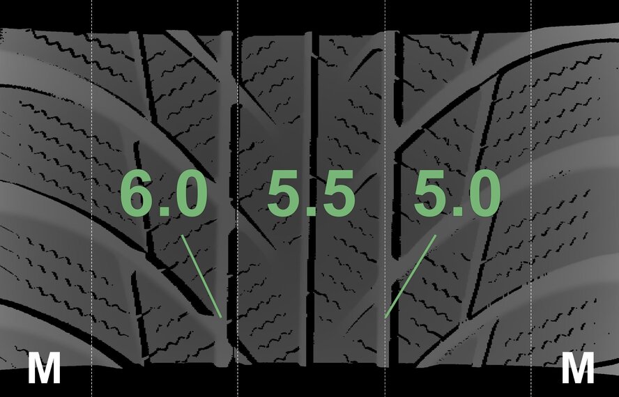 Volkswagen Volkswagen Tiguan II 17 inch Bridgestone Winter tires Original