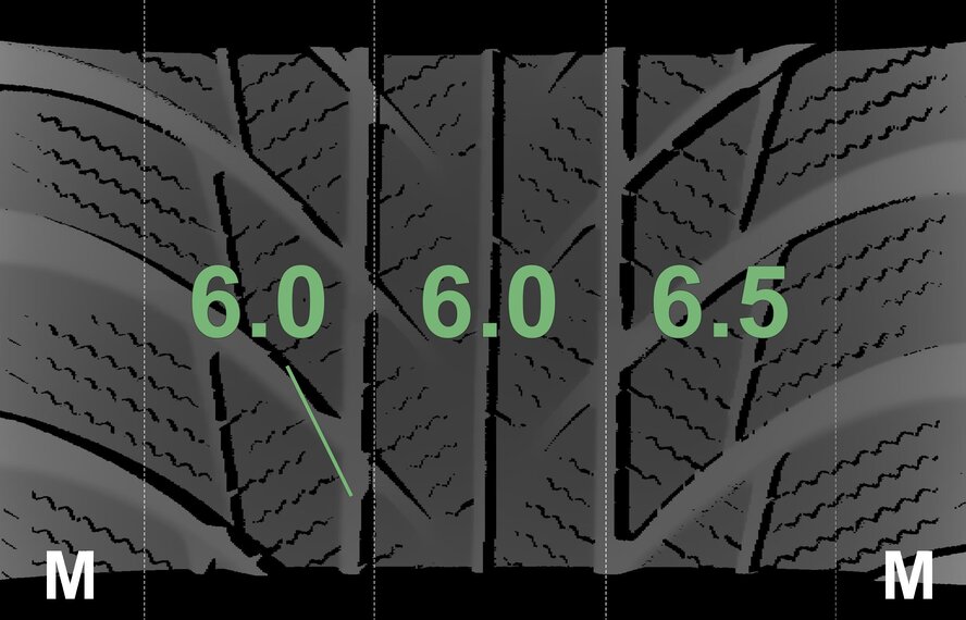 Volkswagen Volkswagen Tiguan II 17 inch Bridgestone Winter tires Original