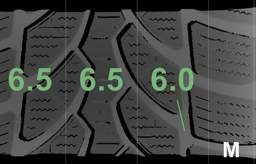 Mercedes Mercedes C-Class W205 S205 C205 17 inch Bridgestone Winter tires Original