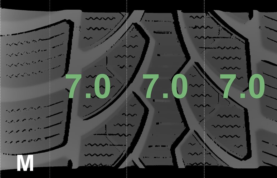 Mercedes Mercedes C-Class W205 S205 C205 17 inch Bridgestone Winter tires Original