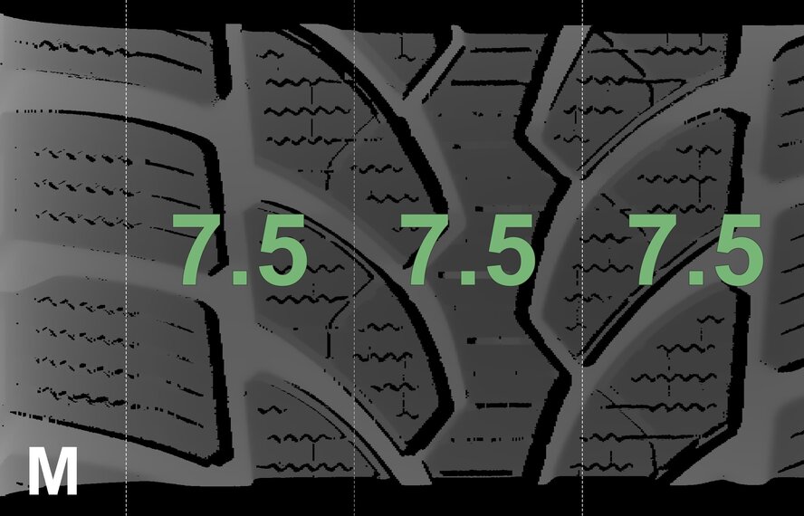 Mercedes Mercedes C-Class W205 S205 C205 17 inch Bridgestone Winter tires Original