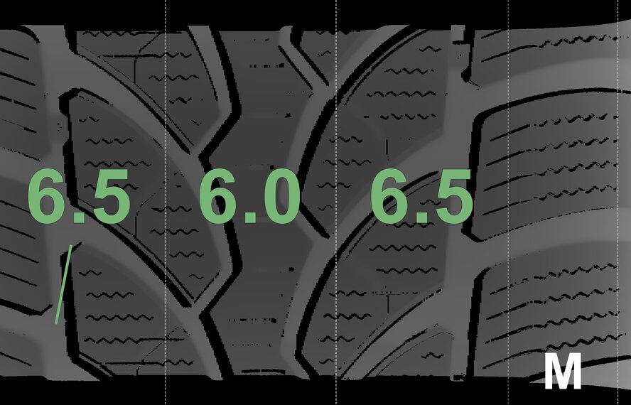 Mercedes Mercedes C-Class W205 S205 C205 17 inch Bridgestone Winter tires Original