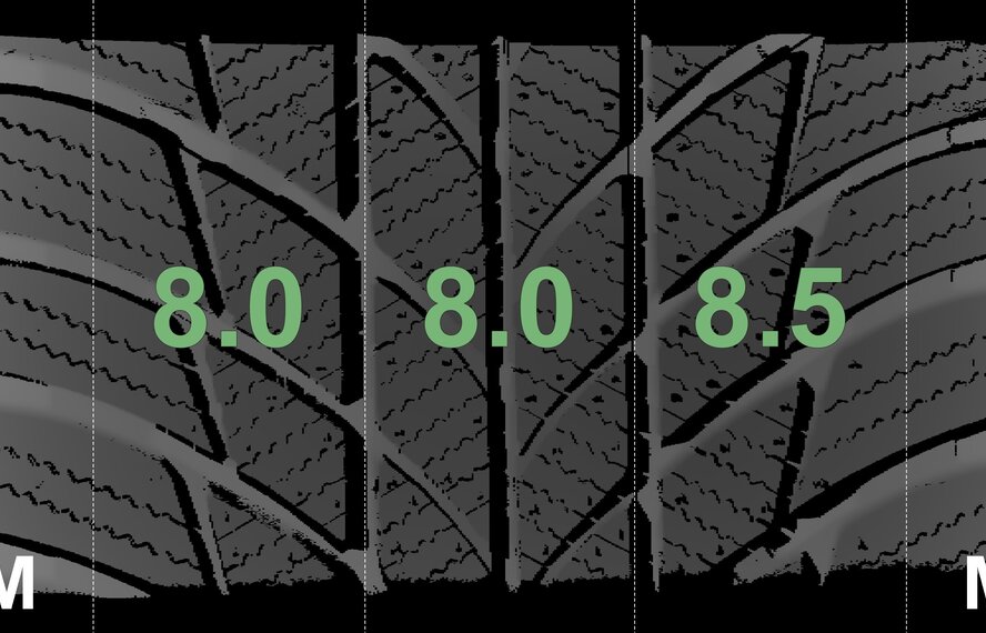 BMW BMW 3 4 series F30 F31 F32 F33 F36 413 17 inch Bridgestone Runflat Winter tires New Original