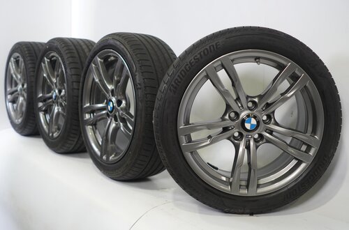 BMW BMW 3 4 series F30 F31 F32 F33 F36 441M 18 inch rims Bridgestone Summer Tires New Original