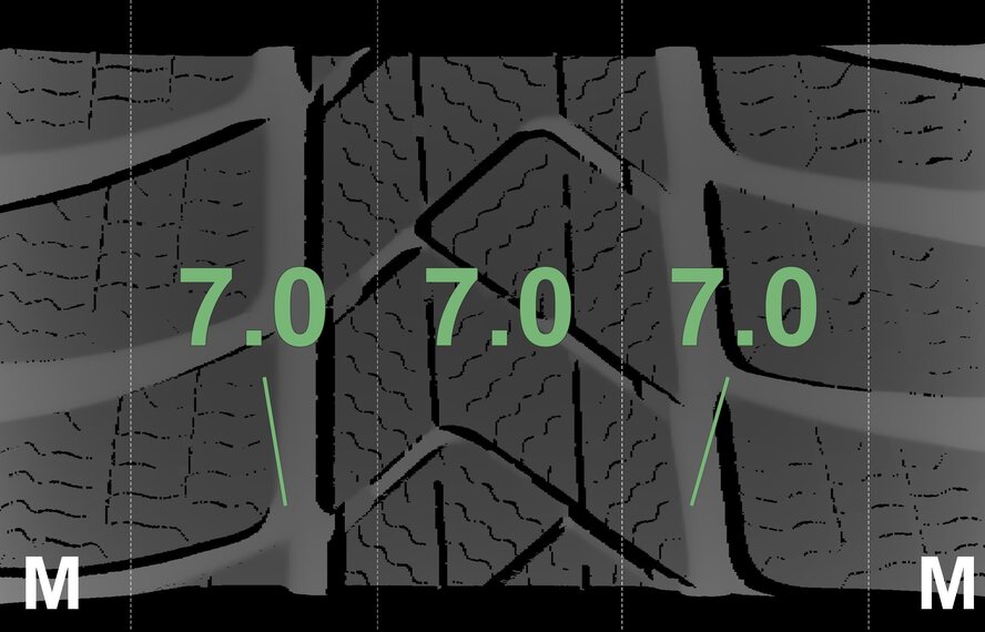 BMW BMW 5 6 series F06 F10 F11 F12 F13 236 17 inch Pirelli Runflat Winter tires Original