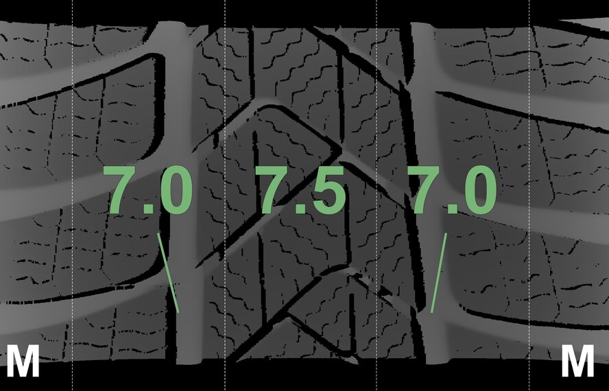 BMW BMW 5 6 series F06 F10 F11 F12 F13 236 17 inch Pirelli Runflat Winter tires Original