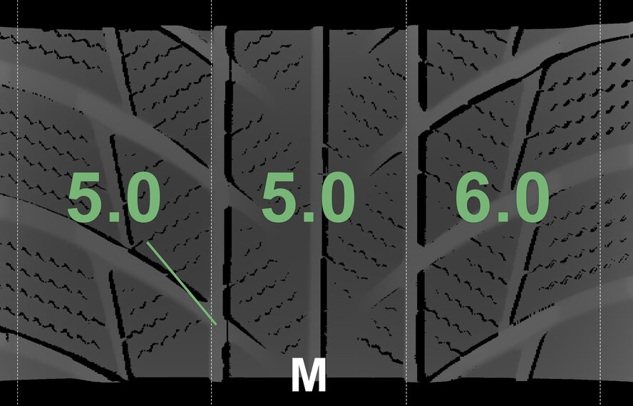 Mini Mini Clubman F54 518 17 inch Bridgestone Runflat Winter tires Original