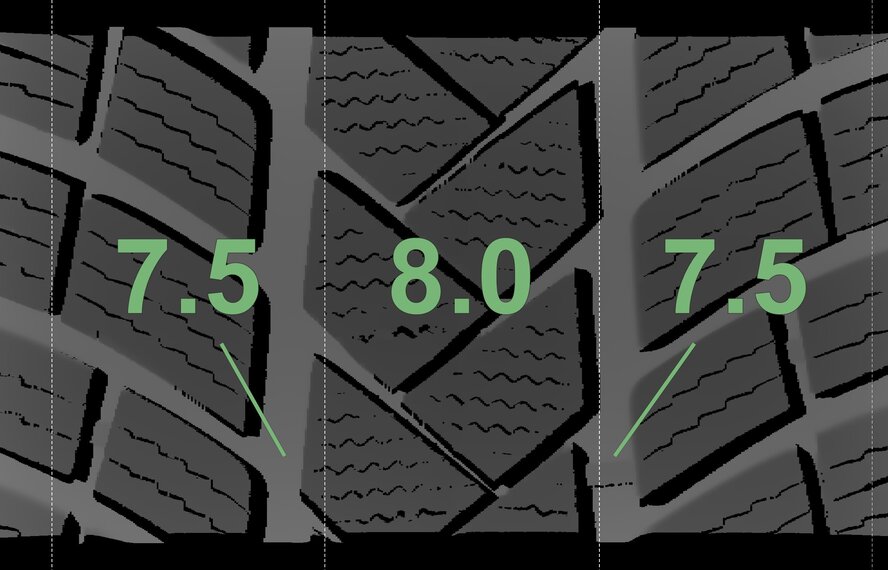 BMW BMW 5 series G30 G31 8 series G14 G15 G16 727M 19 inch Vredestein Winter tires Original