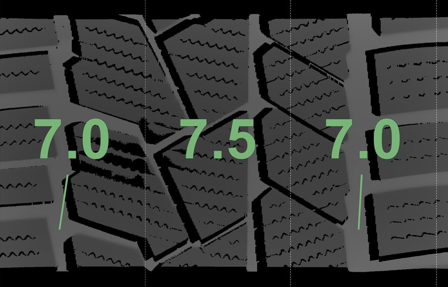 BMW BMW 3 4 series F30 F31 F32 F33 F36 401 19 inch Continental Runflat Winter tires Original