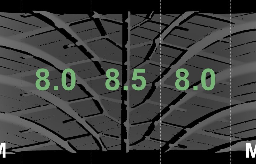 Audi Audi Q5 SQ5 80A 19 inch Yokohama Winter tires New Original