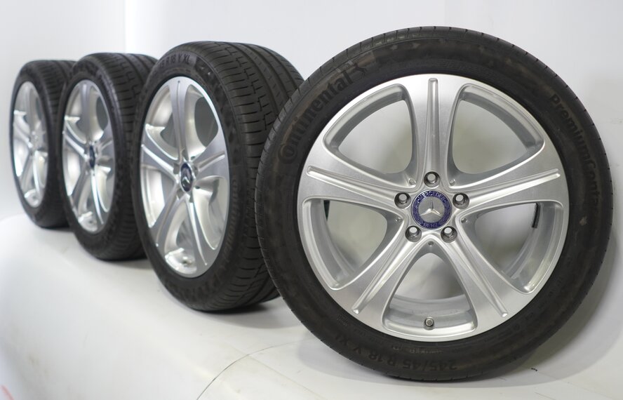 Mercedes Mercedes E Class W213 S213 18 inch rims Continental Summer Tires Original