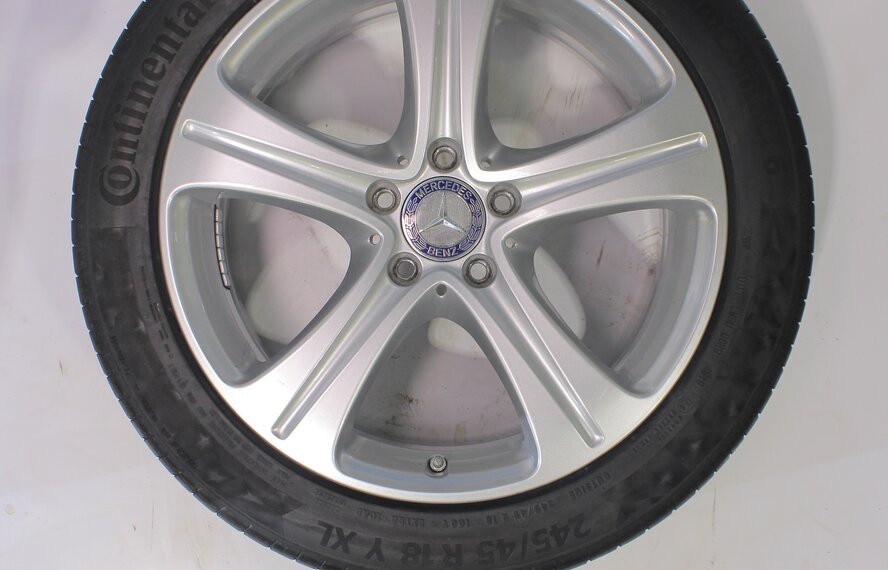 Mercedes Mercedes E Class W213 S213 18 inch rims Continental Summer Tires Original