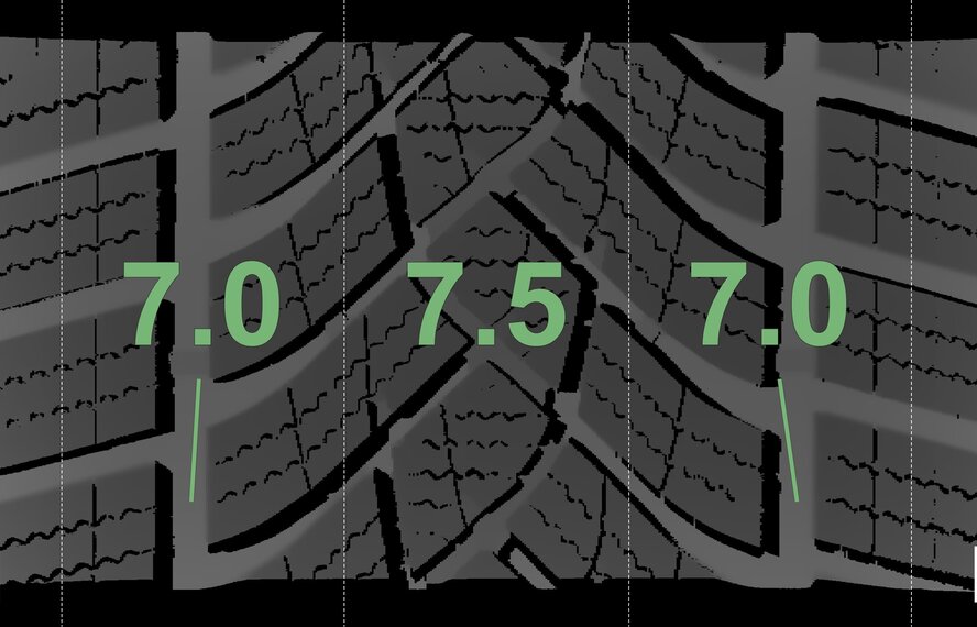 BMW BMW 4 series i4 G26 859M 19 inch rims Goodyear Winter tires Original