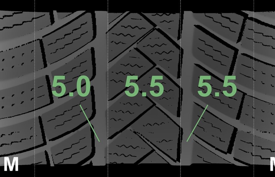 Audi Audi A6 4G C7 17 inch rims Vredestein Winter tires Original