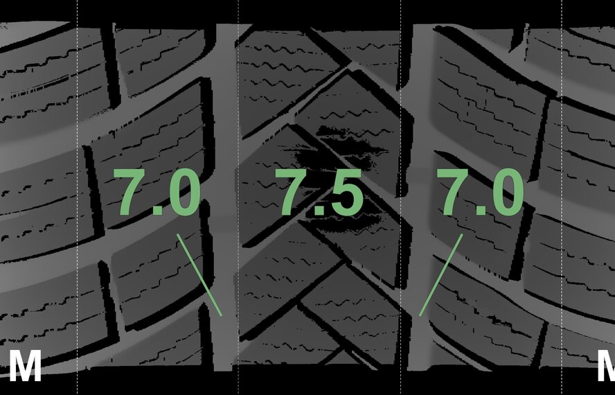 Audi Audi A6 4G C7 17 inch rims Vredestein Winter tires Original