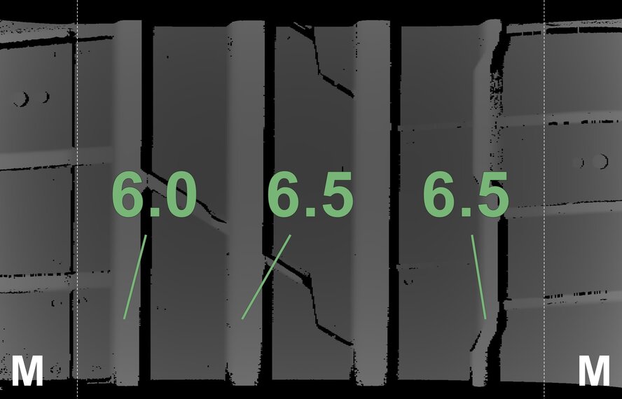 Mini Mini Cooper / S / One / Convertible F55 F56 F57 525 17 inch rims Hankook Runflat Summer Tires New Original