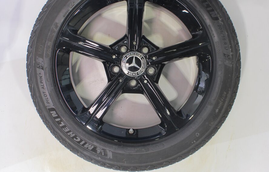 Mercedes Mercedes A B CLA Class W177 C118 W247 17 inch rims Michelin Winter tires Original