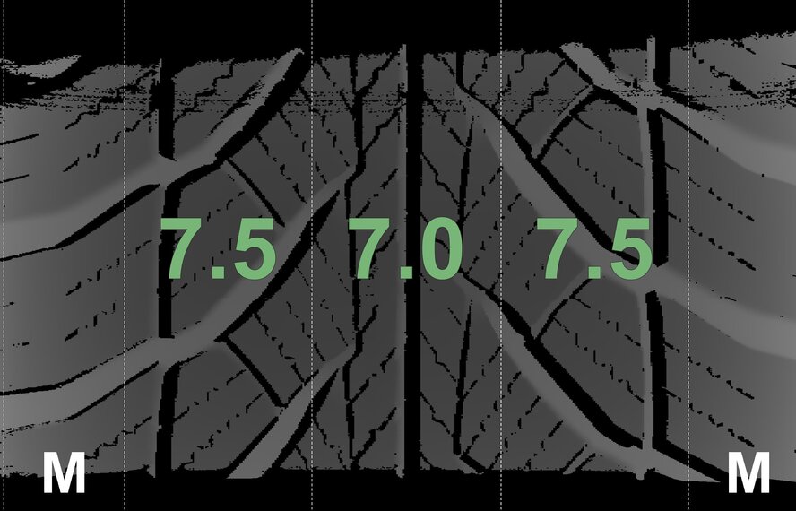 BMW BMW 2 series U06 Active Tourer 840 16 inch rims Goodyear Winter tires Original