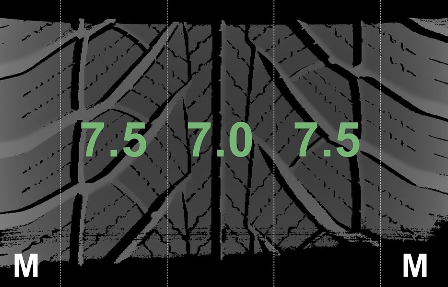 BMW BMW 2 series U06 Active Tourer 840 16 inch rims Goodyear Winter tires Original