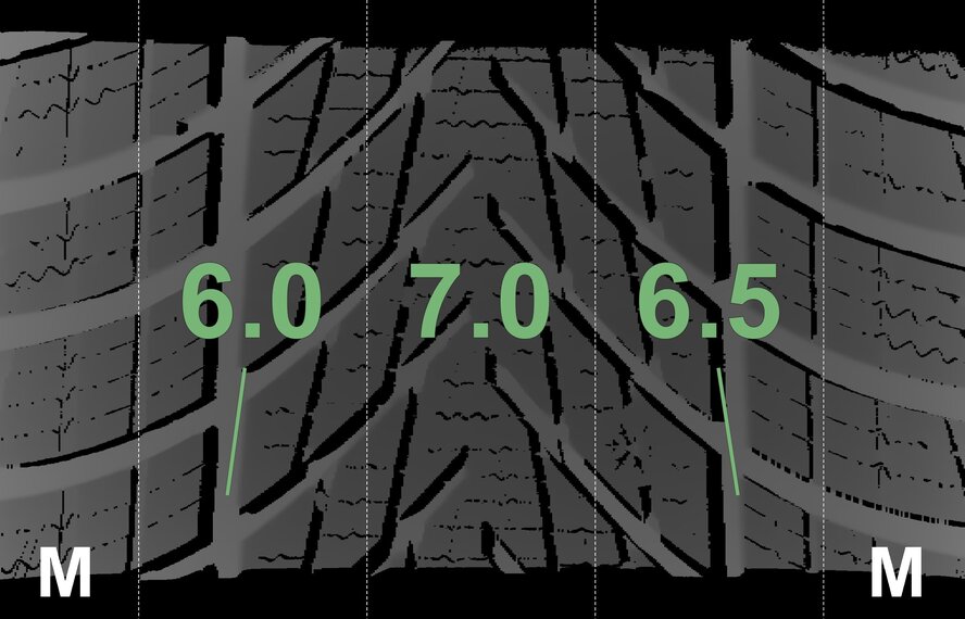 BMW BMW 1er F70 971 17 inch rims Goodyear Winter tires Original