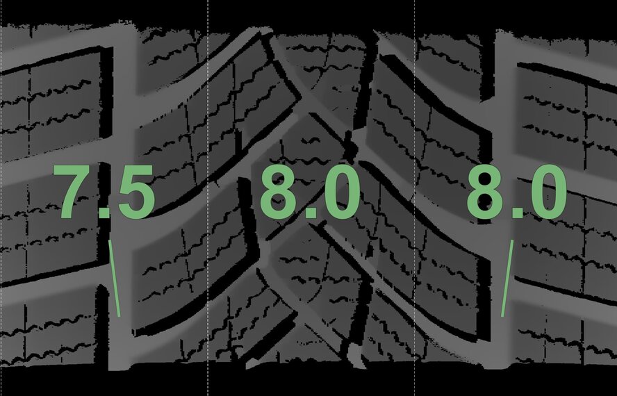 BMW BMW 4 series i4 G26 851 17 inch rims Goodyear Winter tires Original