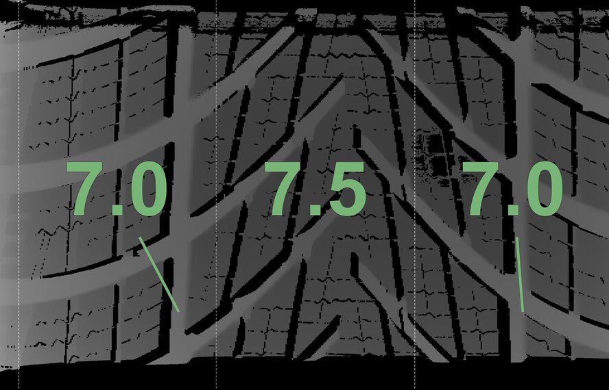 BMW BMW 1er F70 971 17 inch rims Goodyear Winter tires Original