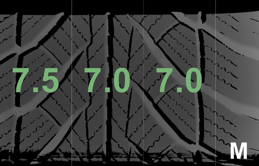 BMW BMW 5 Series G30 G31 8 Series G14 G15 G16 631 17 inch wheels Goodyear Winter Tires Original