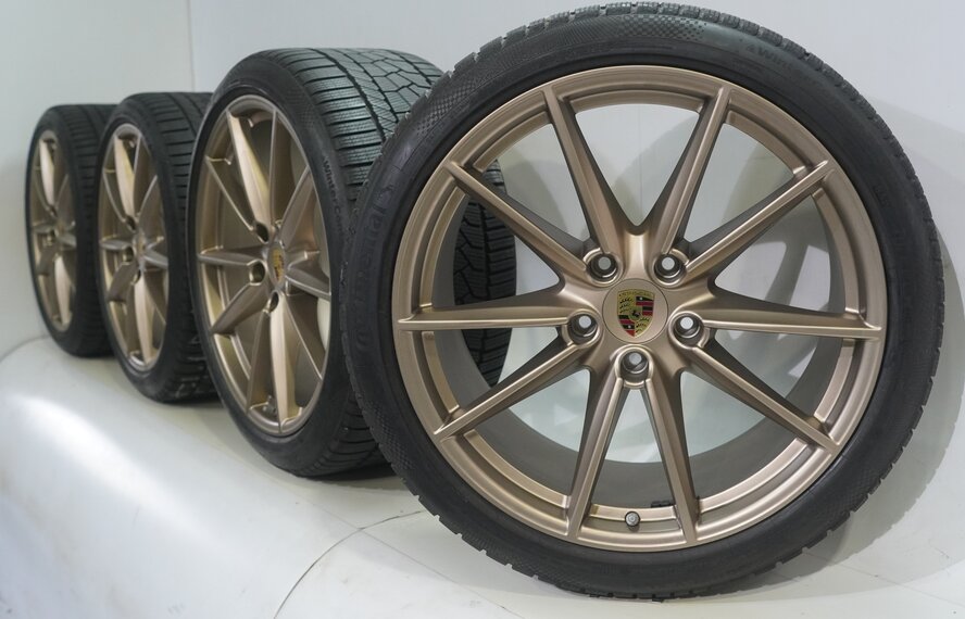 Porsche Porsche 911 992 Carrera S 4S Targa 4S 20 & 21 inch wheels Continental Winter Tires Original