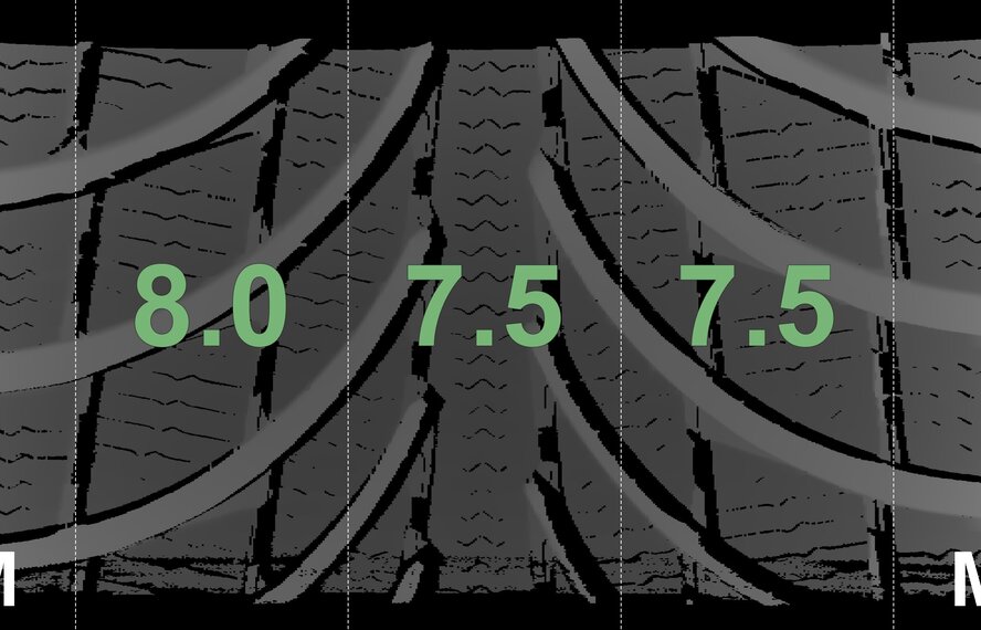 Audi Audi Q5 SQ5 80A 19 inch wheels Michelin Winter Tires Original