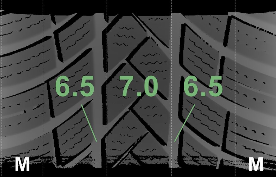 Volkswagen Volkswagen Tiguan II 17 inch wheels Vredestein Winter Tires Original