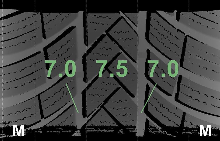 Volkswagen Volkswagen Tiguan II 17 inch wheels Vredestein Winter Tires Original