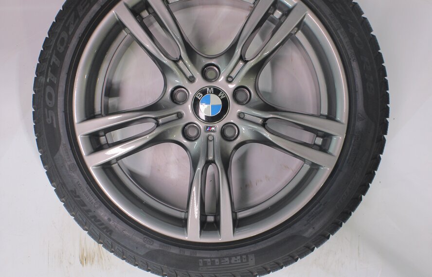 BMW BMW 3 4 series F30 F31 F32 F33 F36 400M 18 inch wheels Pirelli Runflat Winter Tires Original