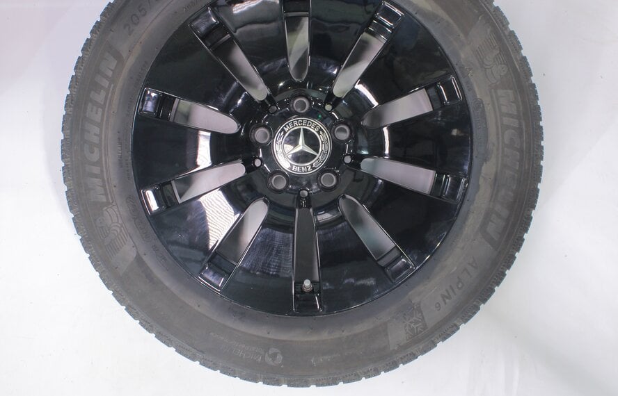 Mercedes Mercedes C-Class W205 S205 C205 16 inch wheels Michelin Winter Tires Original