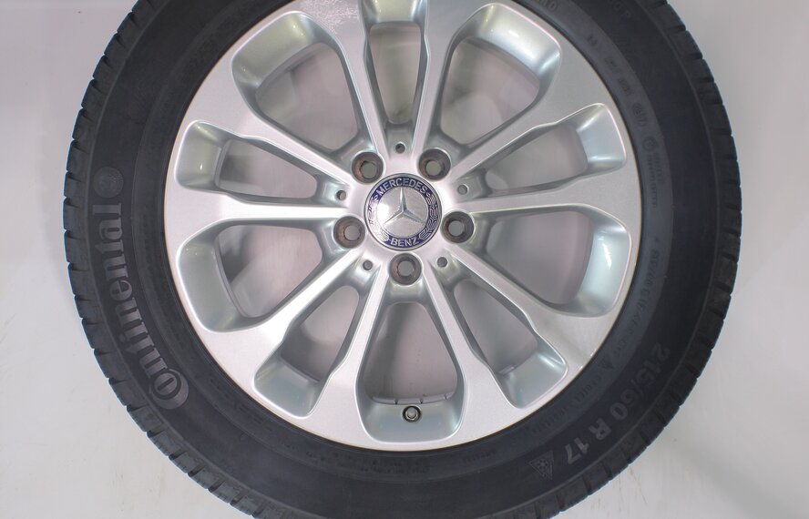 Mercedes Mercedes GLA X156 17 inch wheels Continental Winter Tires Original