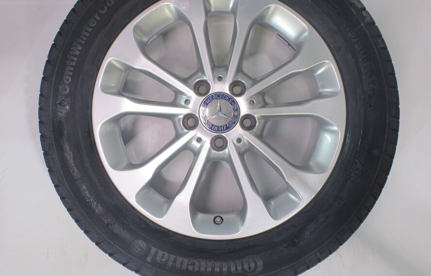 Mercedes Mercedes GLA X156 17 inch wheels Continental Winter Tires Original