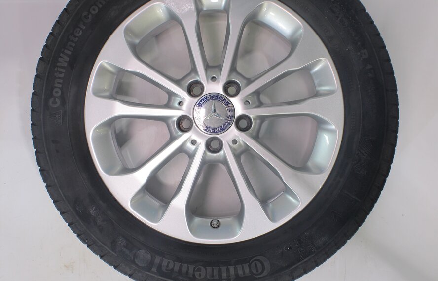 Mercedes Mercedes GLA X156 17 inch wheels Continental Winter Tires Original