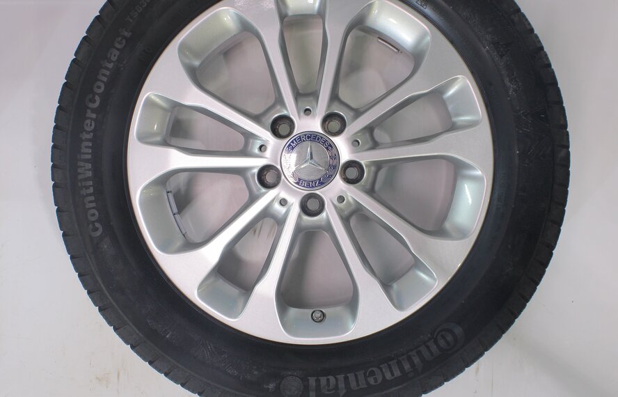 Mercedes Mercedes GLA X156 17 inch wheels Continental Winter Tires Original
