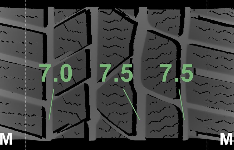 Mercedes Mercedes GLA X156 17 inch wheels Continental Winter Tires Original