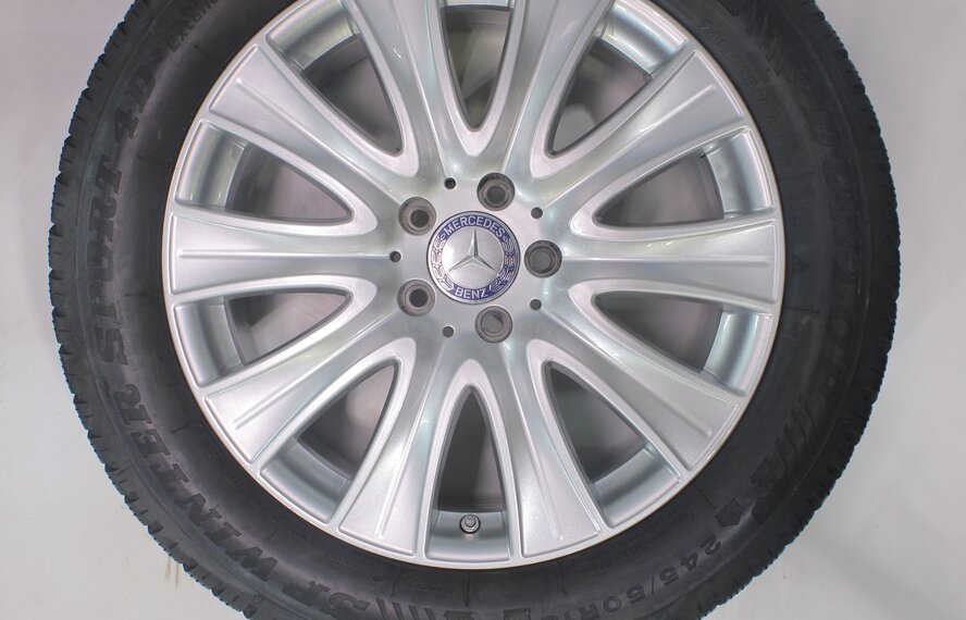 Mercedes Mercedes S-Class W222 18 inch wheels Dunlop Runflat Winter Tires Original