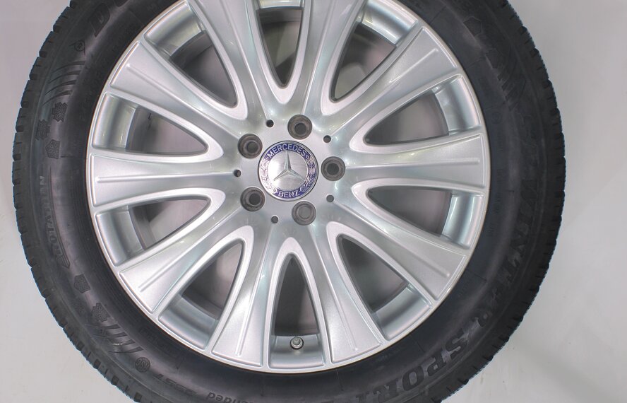 Mercedes Mercedes S-Class W222 18 inch wheels Dunlop Runflat Winter Tires Original