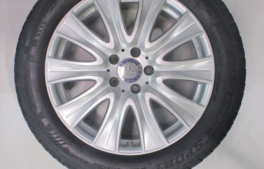 Mercedes Mercedes S-Class W222 18 inch wheels Dunlop Runflat Winter Tires Original